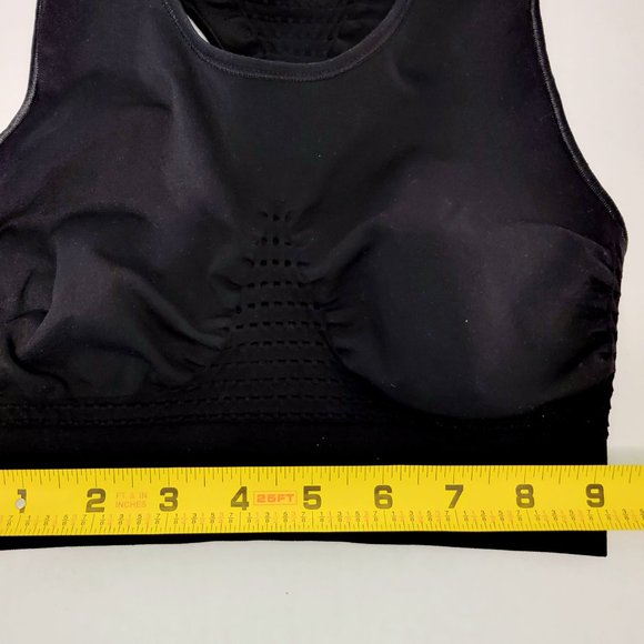 Sweaty Beatty Stamina Size Small Workout Sports Bra Top Black - Picture 8 of 9